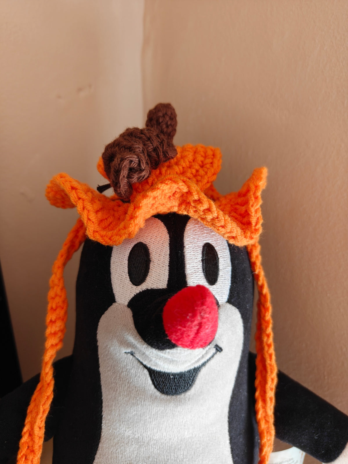 Crochet pumpkin pet/cat/ dog hat