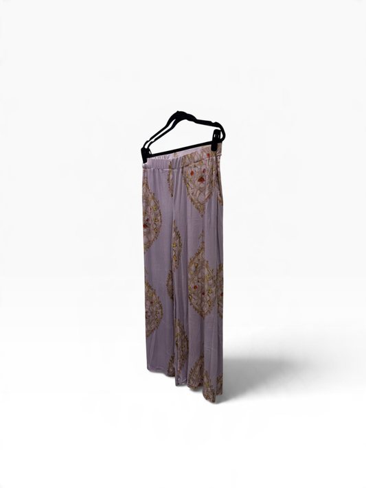 Lilac Velour Trousers