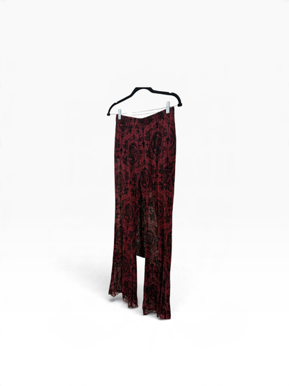 Grey Velour Trousers 