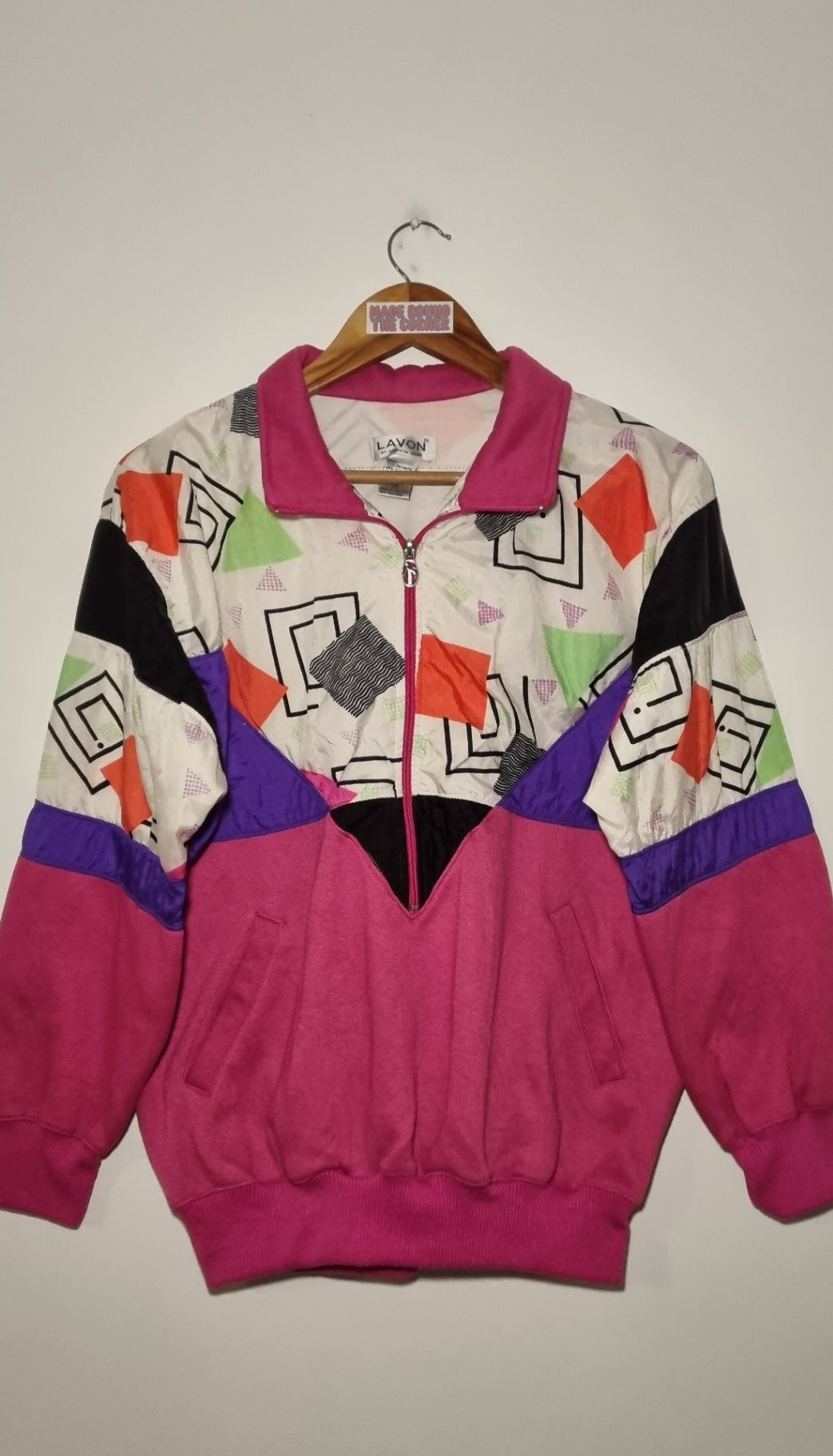 Pink Funky Silver Logo Jumper