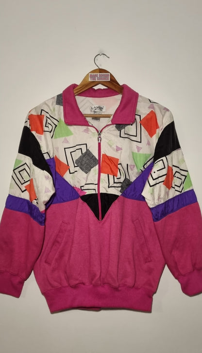 Pink Funky Silver Logo Jumper