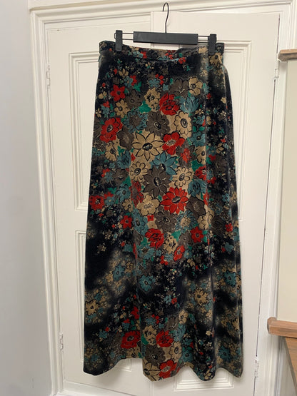vintage floral winter skirt 
