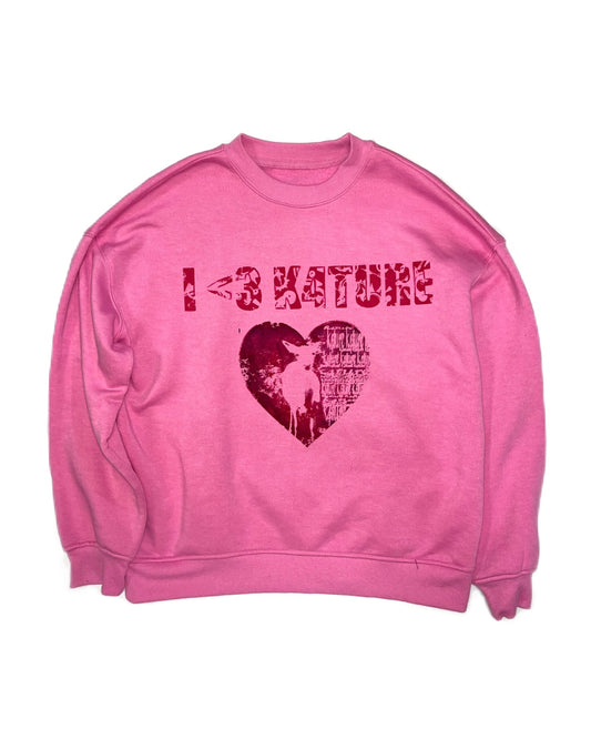 K4TURE pink sweatshirt 