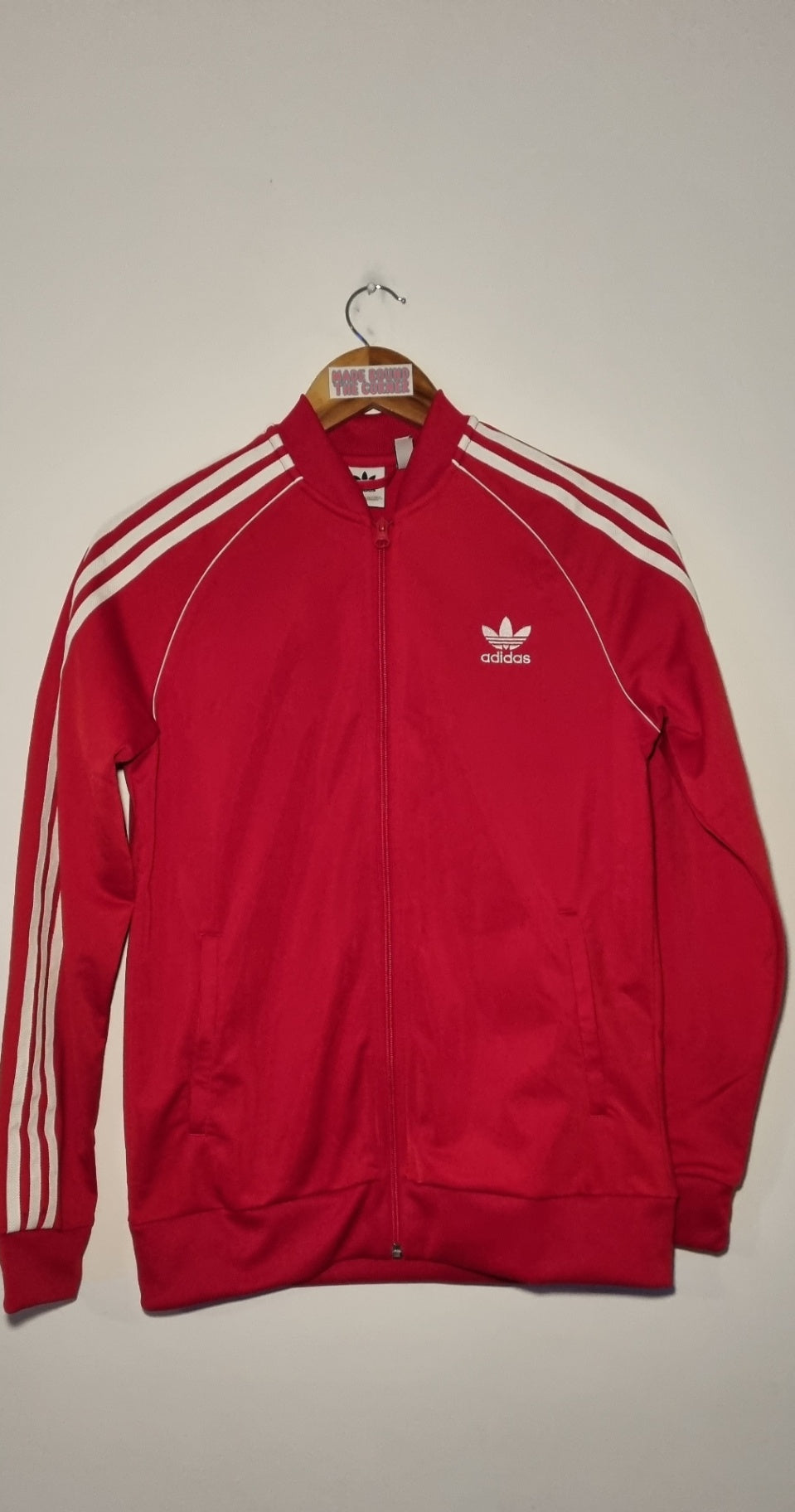 Red Mash Up Sports Jacket