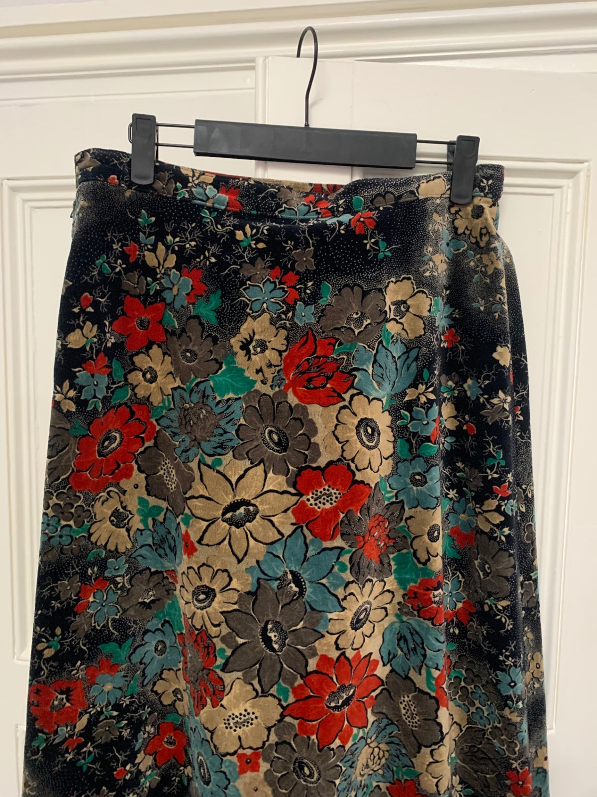 vintage floral winter skirt 
