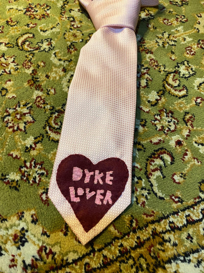 PINK DYKE LOVER Up-cycled tie