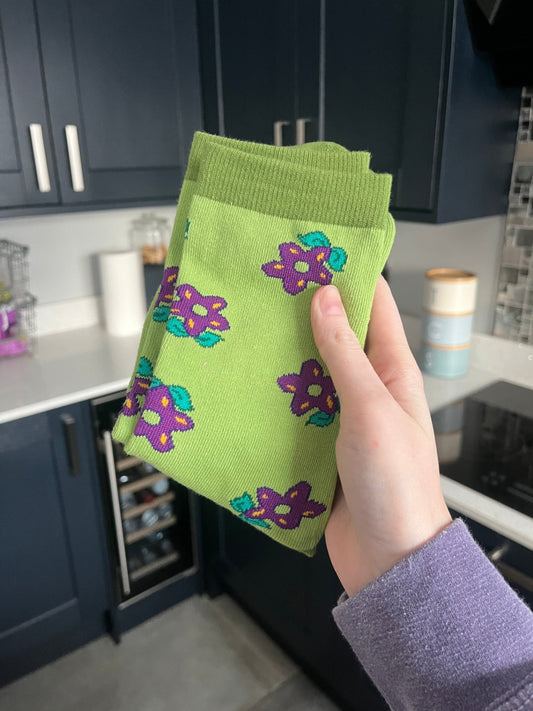Stardrop Stardew Valley Green Socks