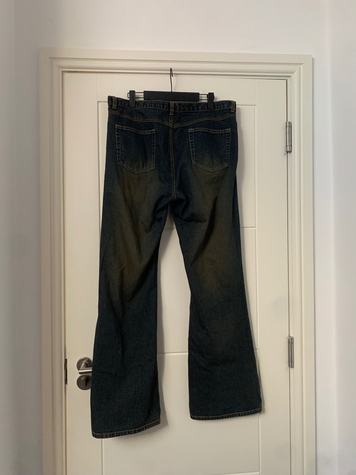vintage embroidered jeans