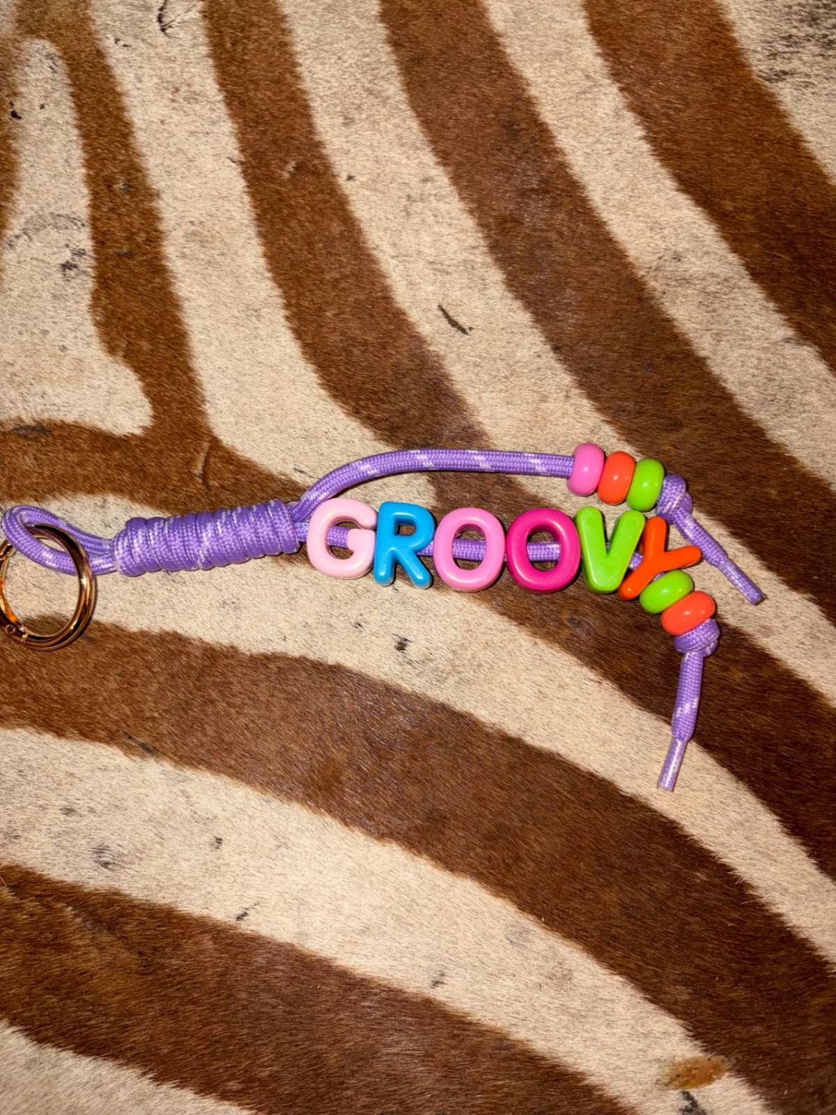 ‘Groovy’ bag charm 