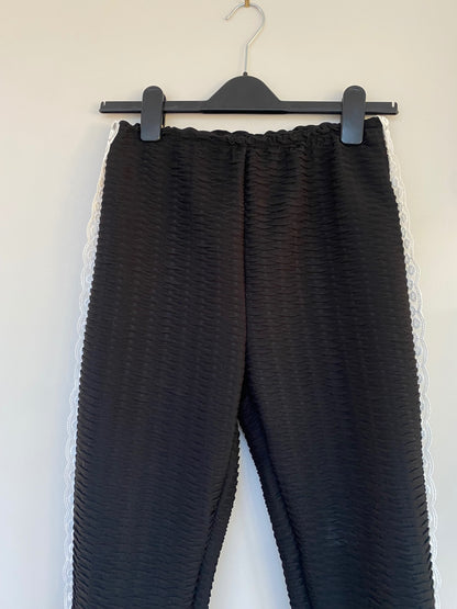 Handmade lace capris 