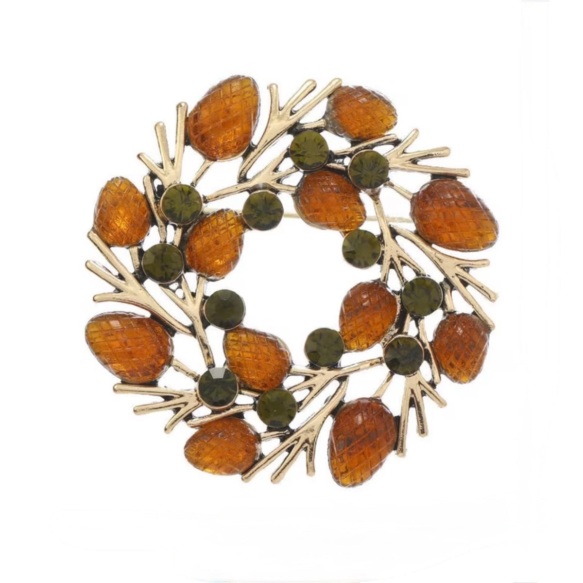 Christmas Garland Pin Brooch