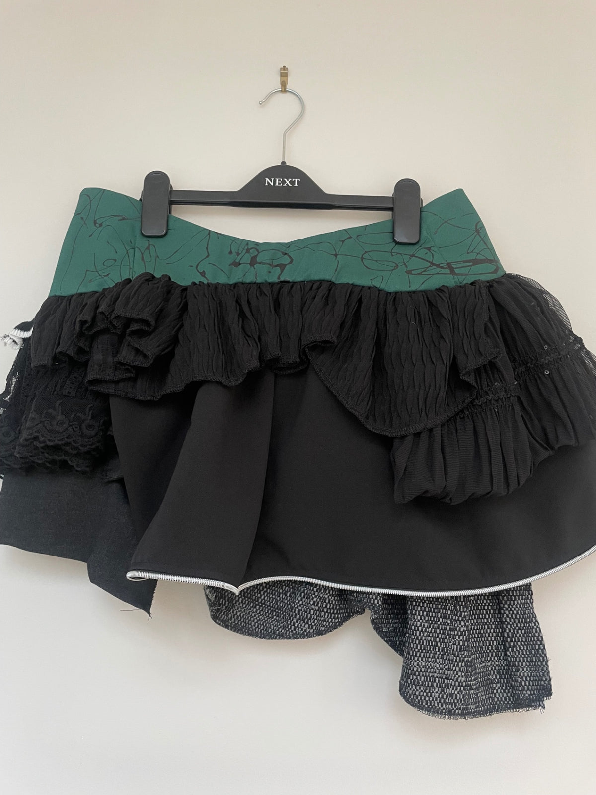 Handmade splatter skirt