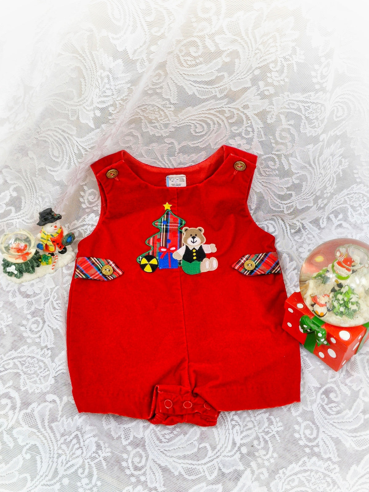 Vintage Christmas romper