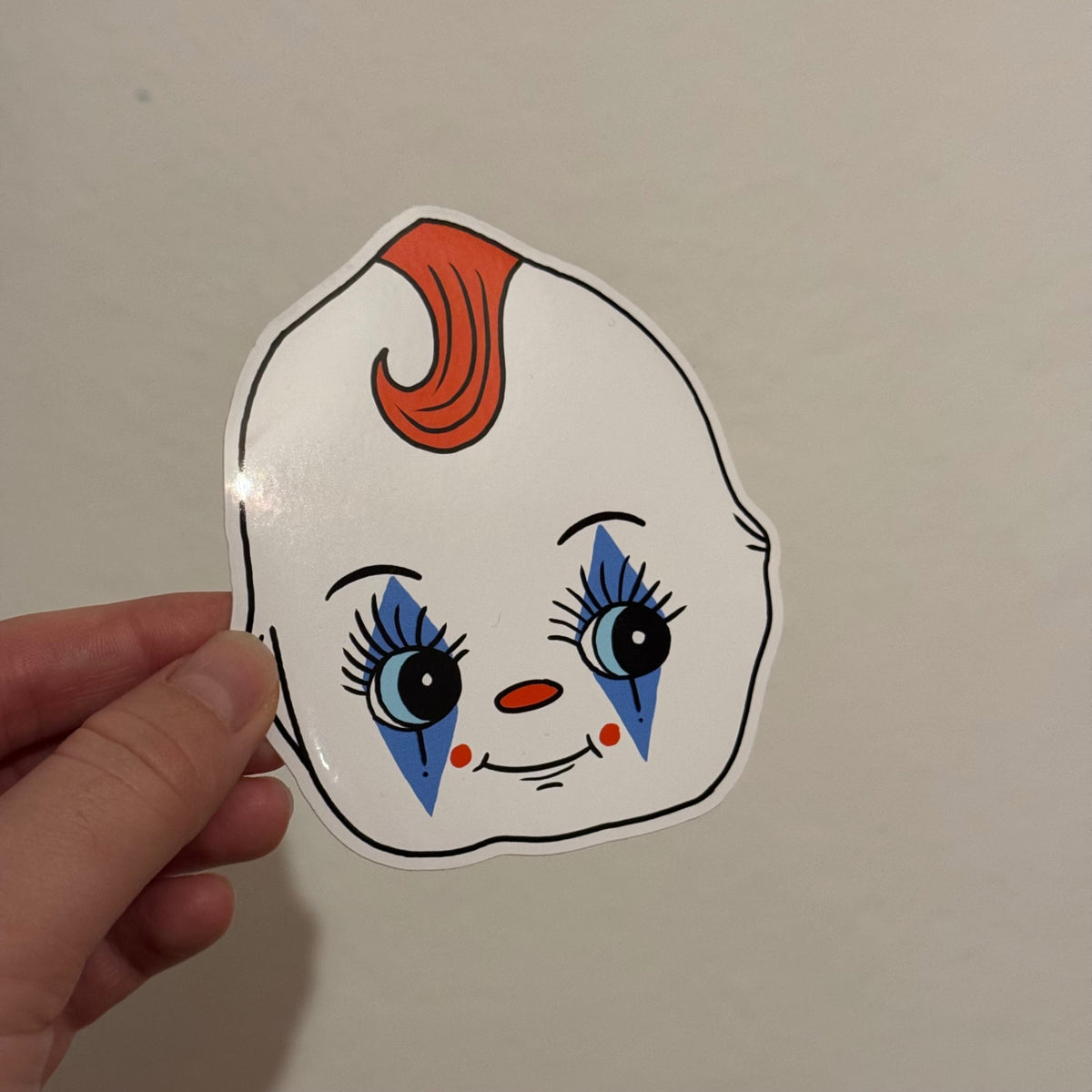 Clown Face Sticker 