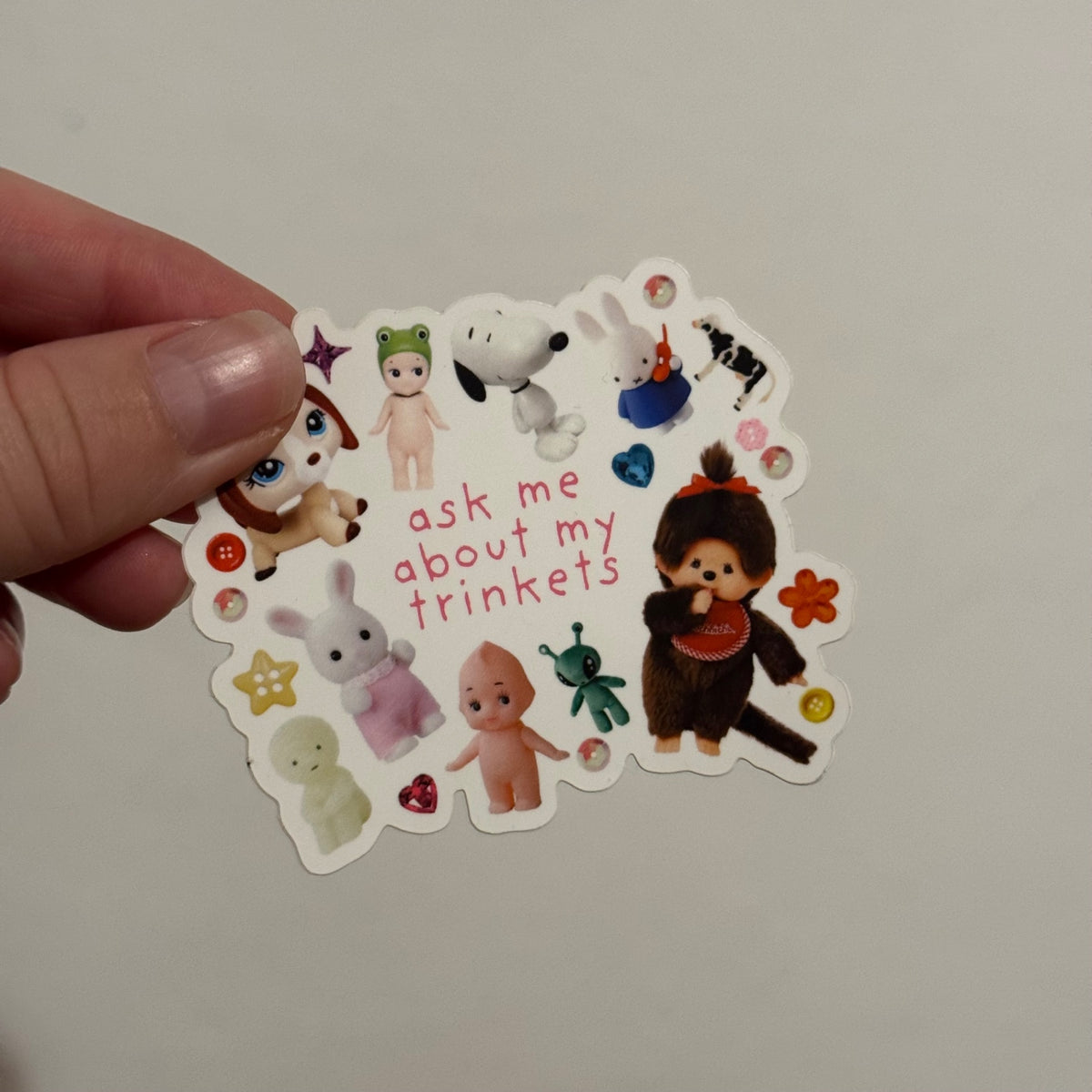 Ask me sticker 