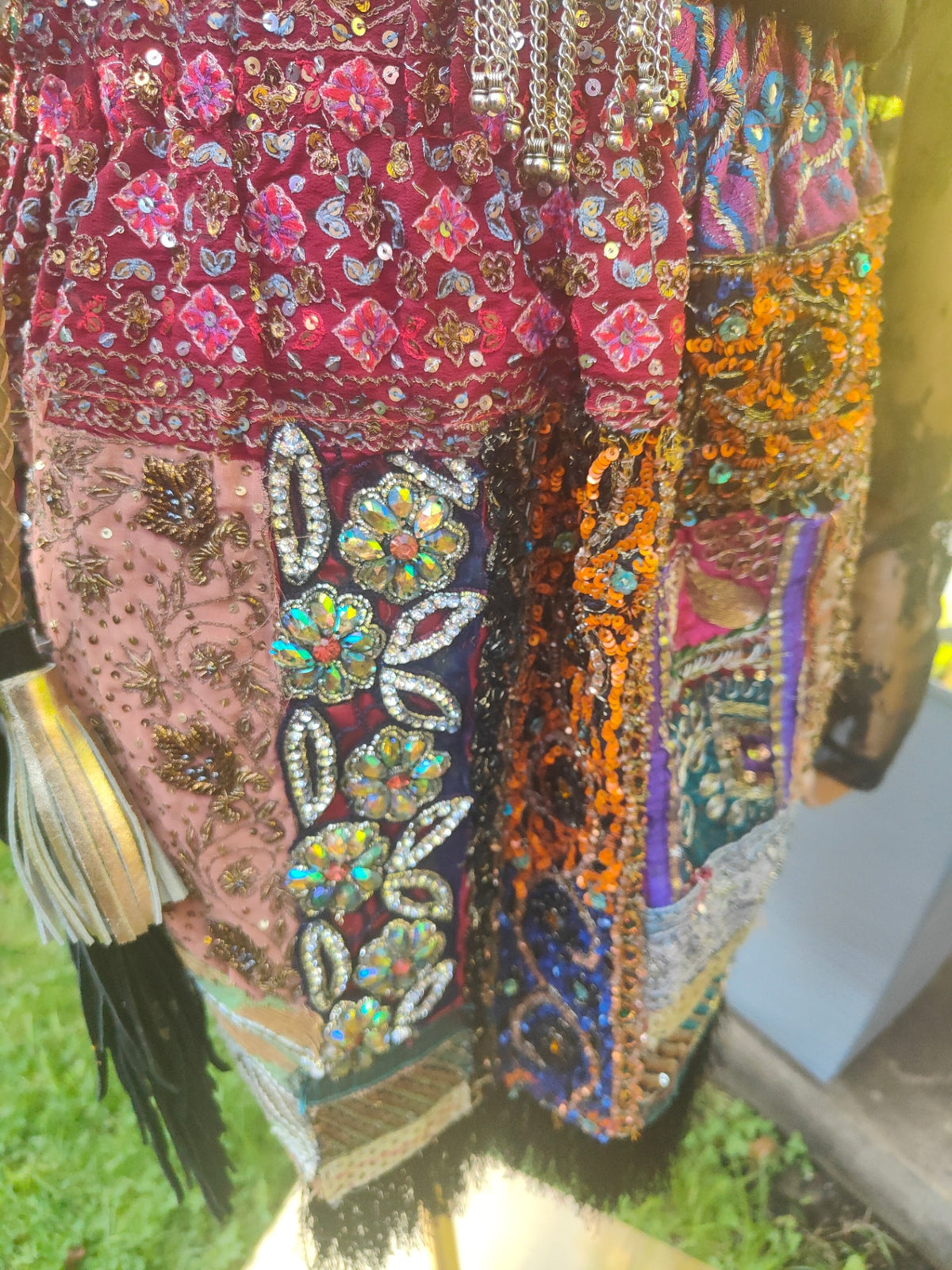 Limited edition Jewelled mini skirt 28 -40 inch waist