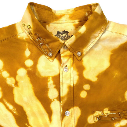 Gold Bleached Pin Shirt