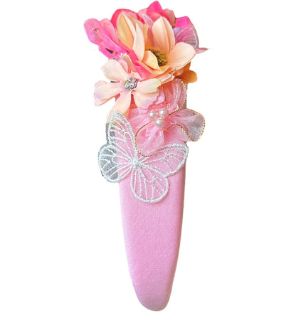 Pink Flower Headband Crown