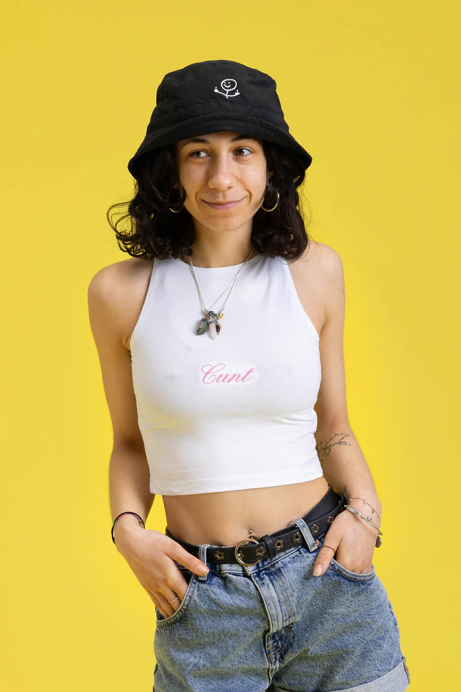 Cunt Crop - White